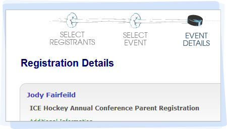 Reduce the overhead of paperwork and manual data entry by offering online registration.