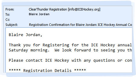 ClearThunder includes an optional feature that requires participants to accept an online waiver agreement.