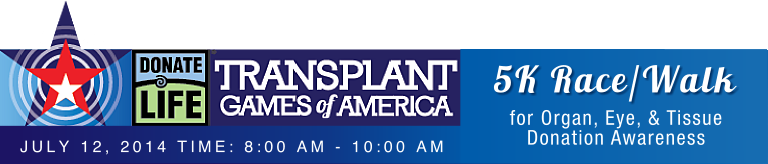 Transplant Games of America 2014 5K - Late & Onsite